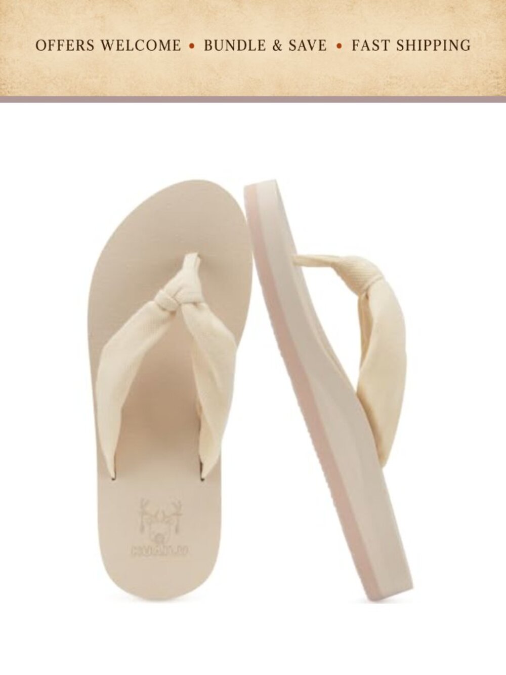 Women's Arch Support Flip Flops Cushioned Memory Foam Thong Sandals